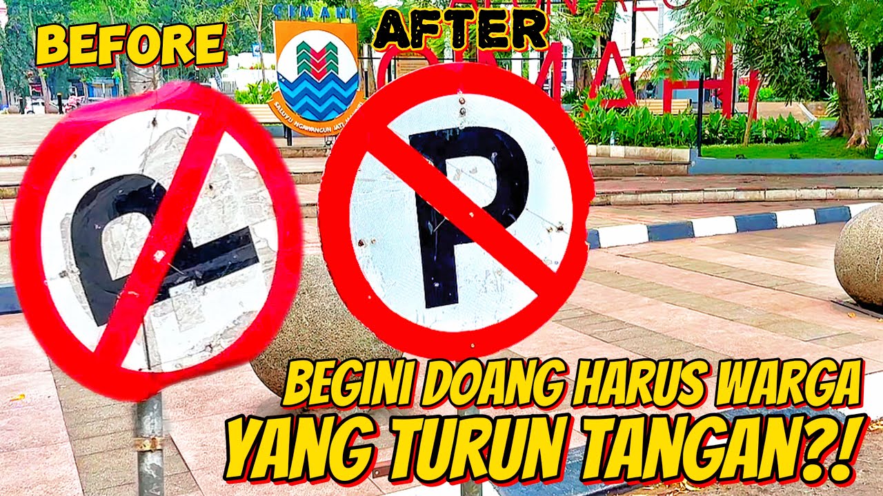 GIMANA MAU TERTIB, RAMBUNYA AJA MIRING GAK JELAS‼️ BENERIN RAMBU P CORET DEPAN ALUN-ALUN CIMAHI