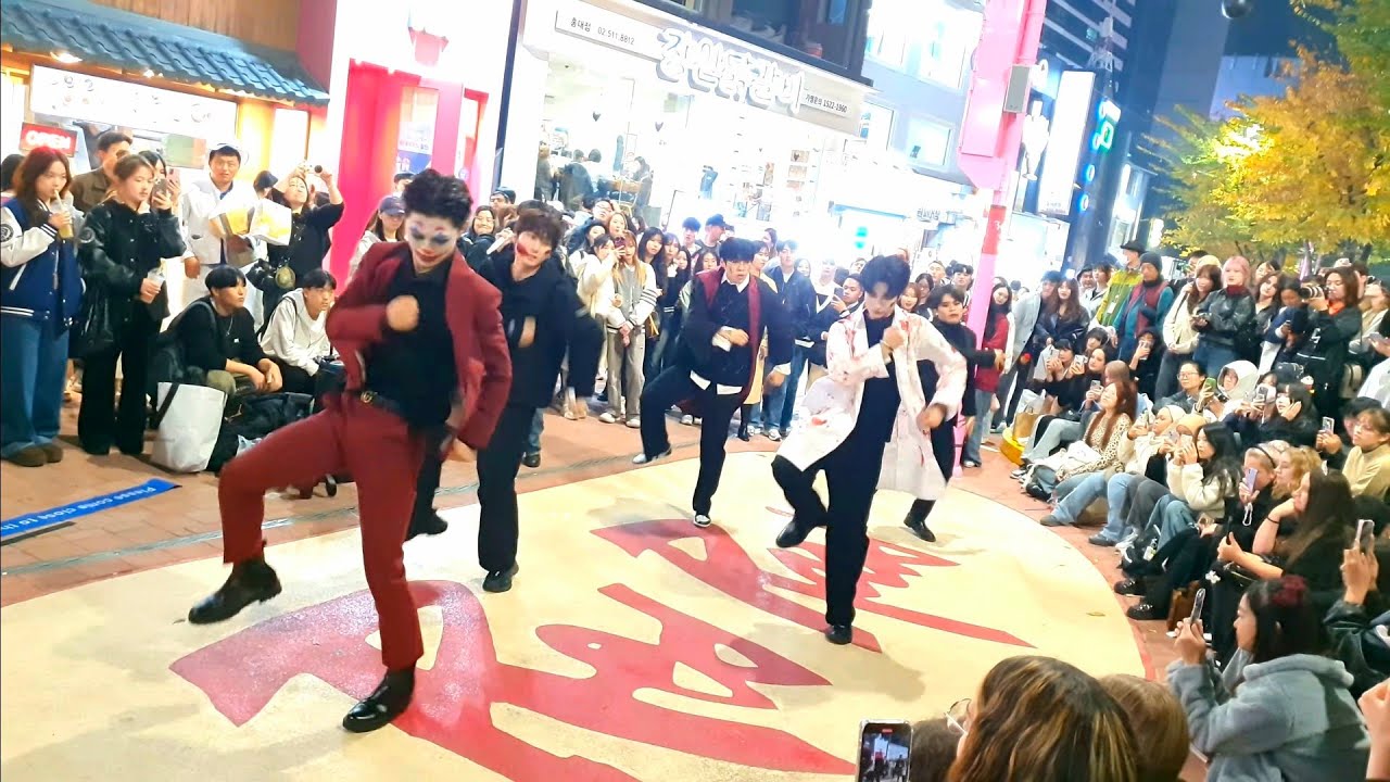 [STREET ARTIST] ONE OF. WITH AUDIENCE. HALLOWEEN HONGDAE BUSKING. 241027.