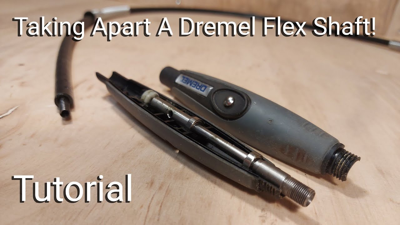 What's Inside a Dremel Flex Shaft!  Disassemble and Assemble