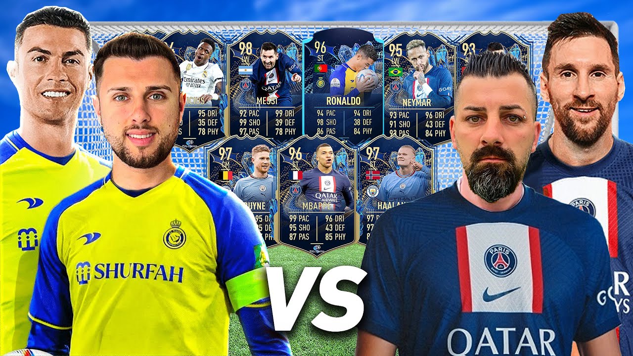 RONALDO VS MESSI TOTS FOOTBALL CHALLENGE!!