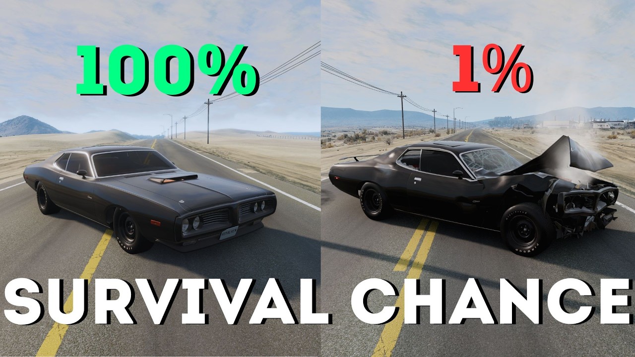 Survival Chance THERE IS ? ⚠️ BeamNG drive #4