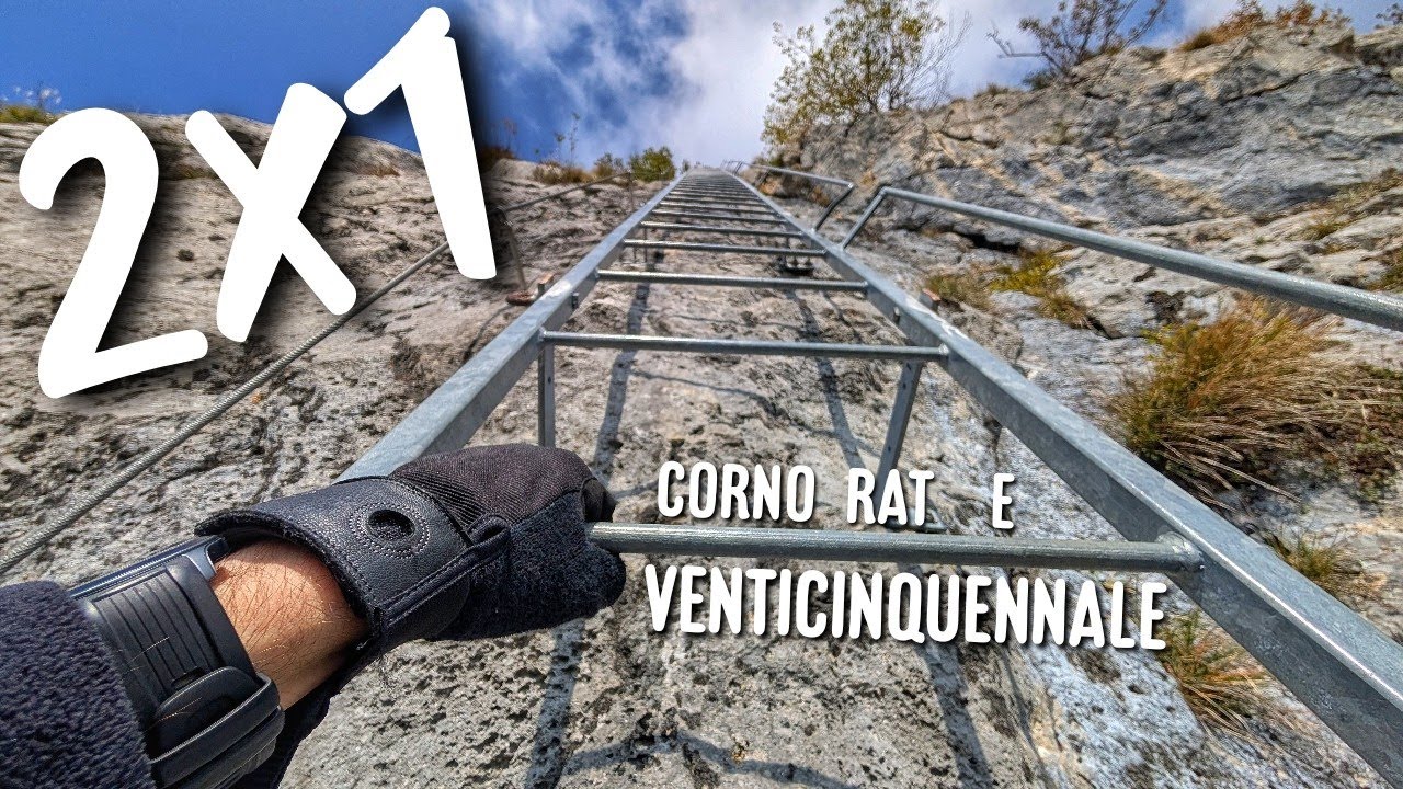 DOPPIA FERRATA AI CORNI DI CANZO | Corno Rat e Venticinquennale al Corno Occidentale
