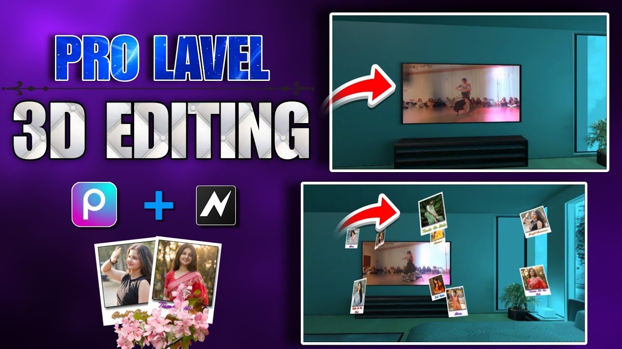 🔥New Trending 3D video Editing Tutorial 2026 | PicsArt + Node Video