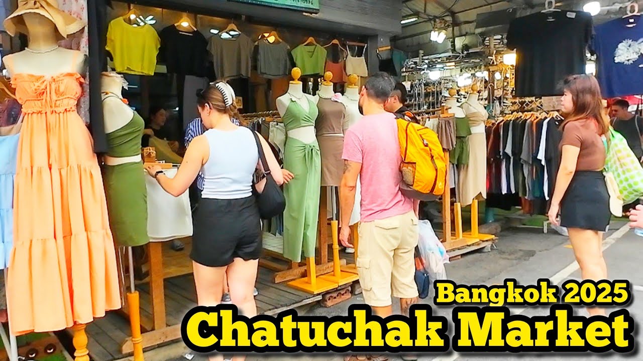 Chatuchak Market The Largest Market in Bangkok Thailand ตลาดนัดจตุจักร​ ล่าสุด​​​​​​​​ 03/11/25