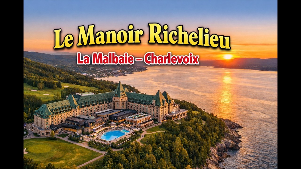 Notre arrivé au Manoir Richelieu, à la Malbaie, Charlevoix (vacances printemps 2021)
