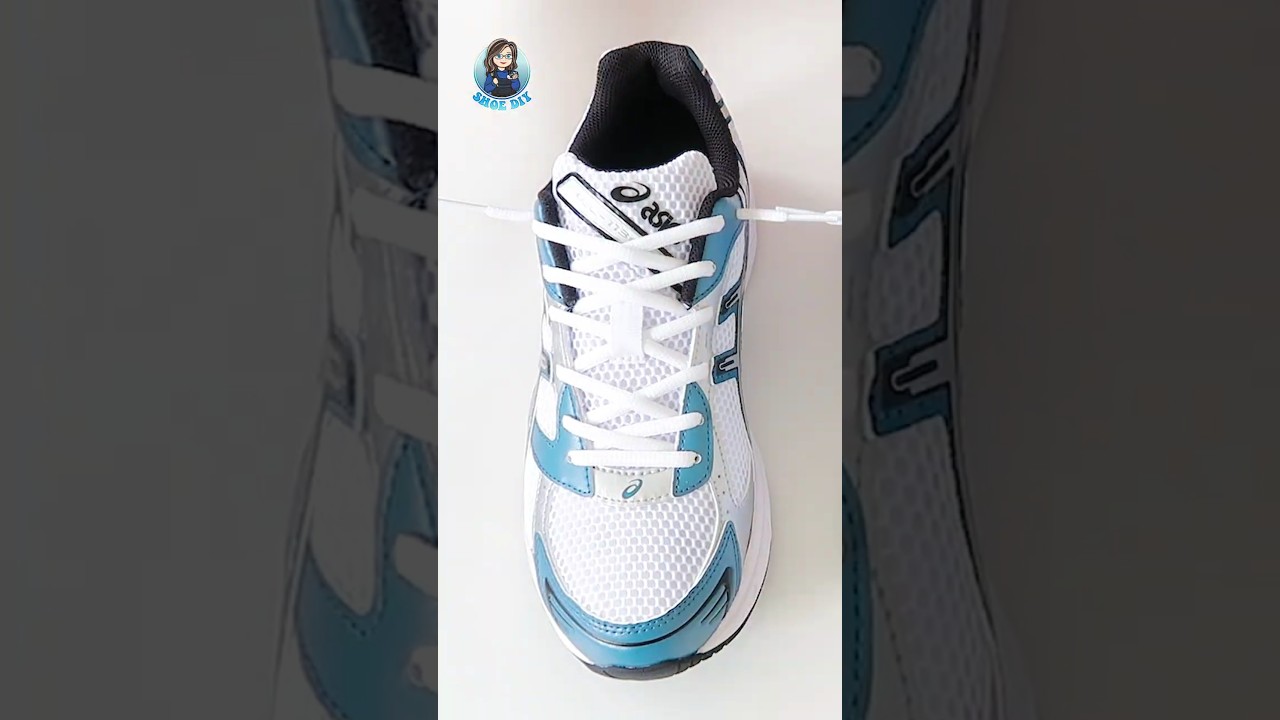 How To Lace Asics Gel-1130 #asics #sneaker #shoediy