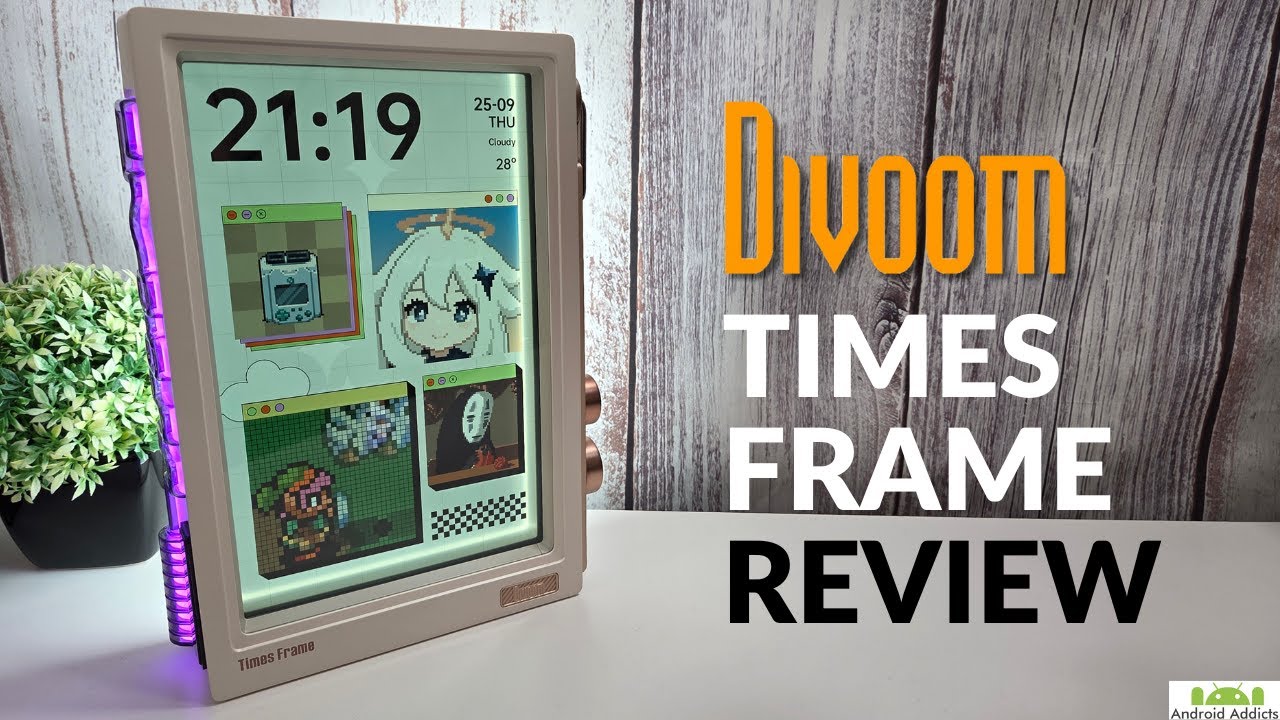 Обзор Divoom Times Frame — прозрачная цифровая фоторамка