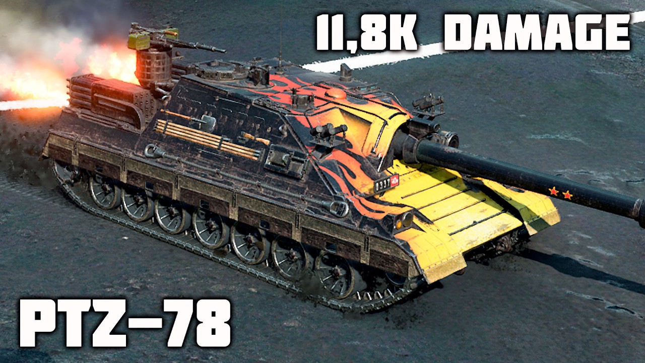 PTZ-78 WoT – 4Kills, 11,8K Damage