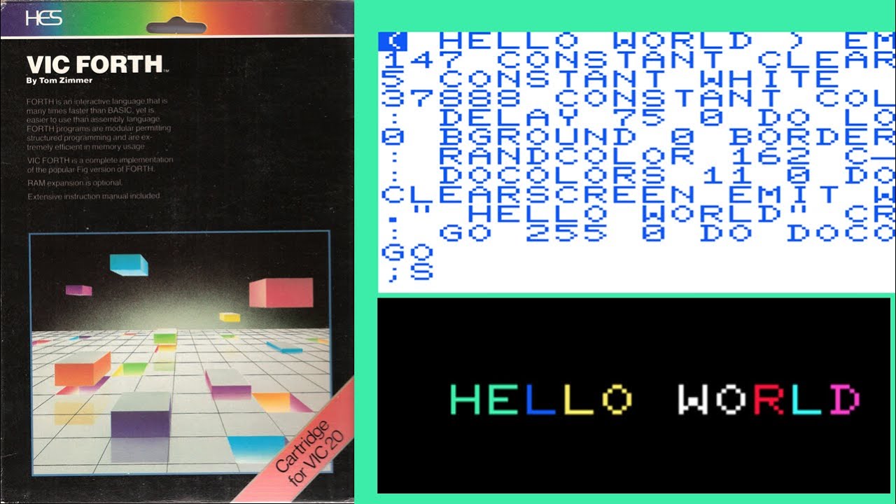 Learn FORTH on the VIC-20