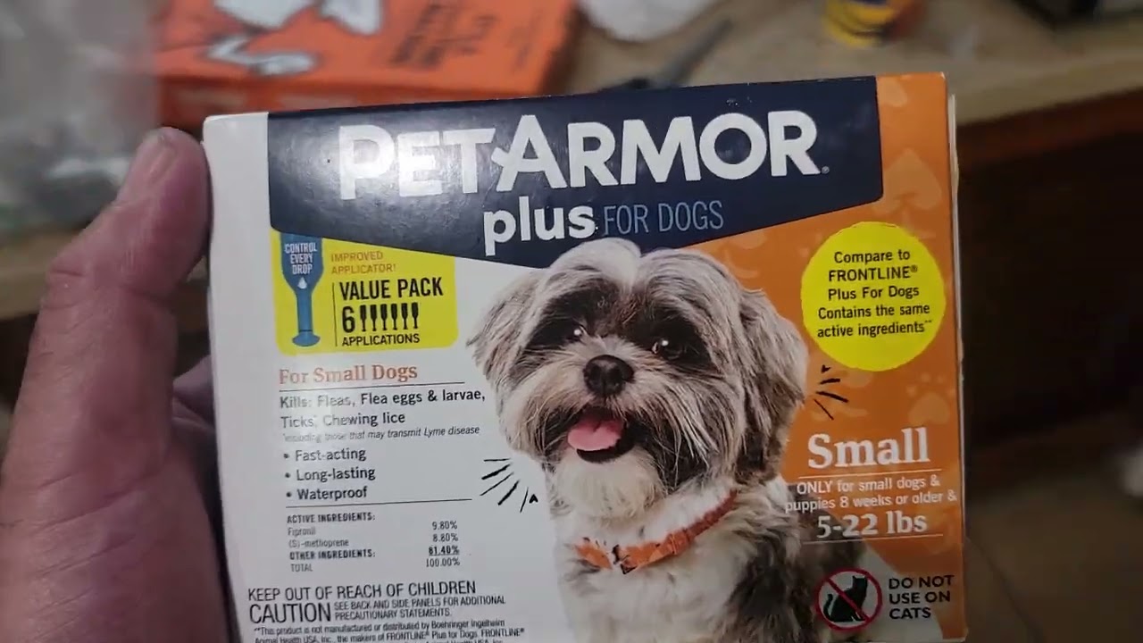 PetArmor Plus Flea and Tick Prevention for Dogs, Dog Flea and Tick Treatment, Waterproof Topical