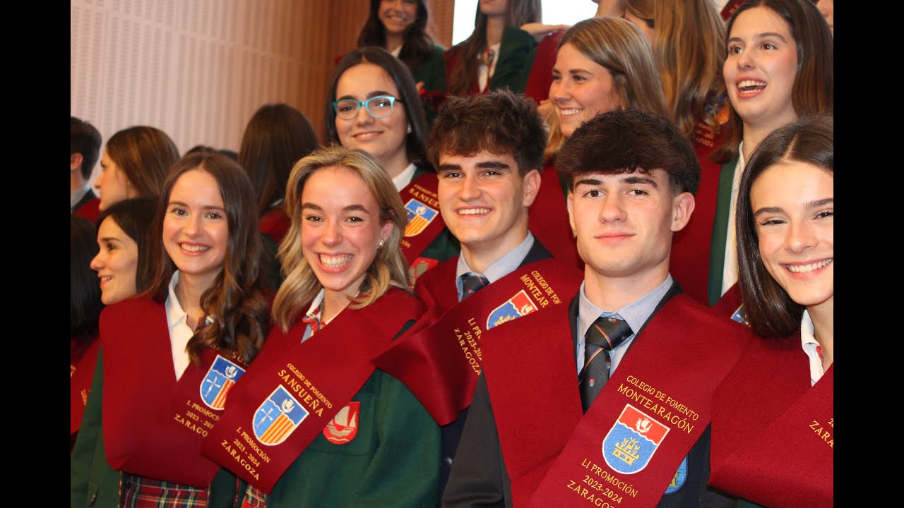 ACTO DE GRADUACIÓN DE LOS COLEGIOS SANSUEÑA Y MONTEARAGÓN