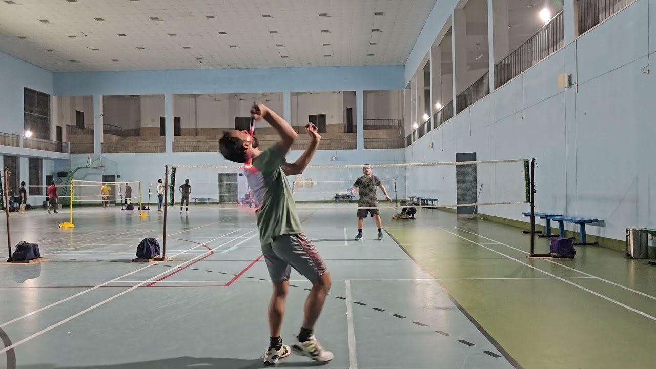 Afzal Vs. Hunain Badminton Single Match 🏸 