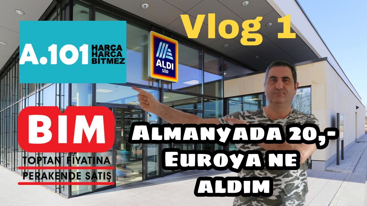 Almanyada yaşıyorum Vlog 1, Almanyada yaşam, Almanyada market fiyatları, Almanyada geziyorum