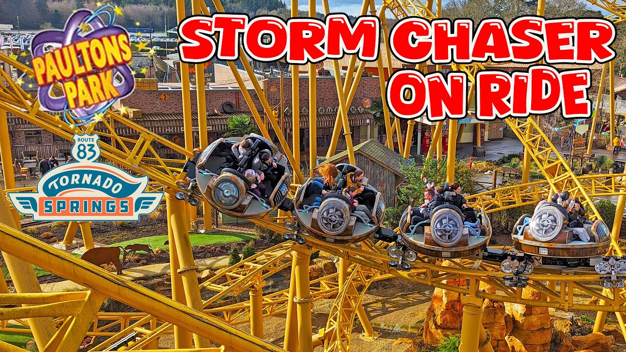 Storm Chaser in Tornado Springs at Paultons Park (Feb 2025) [4K]