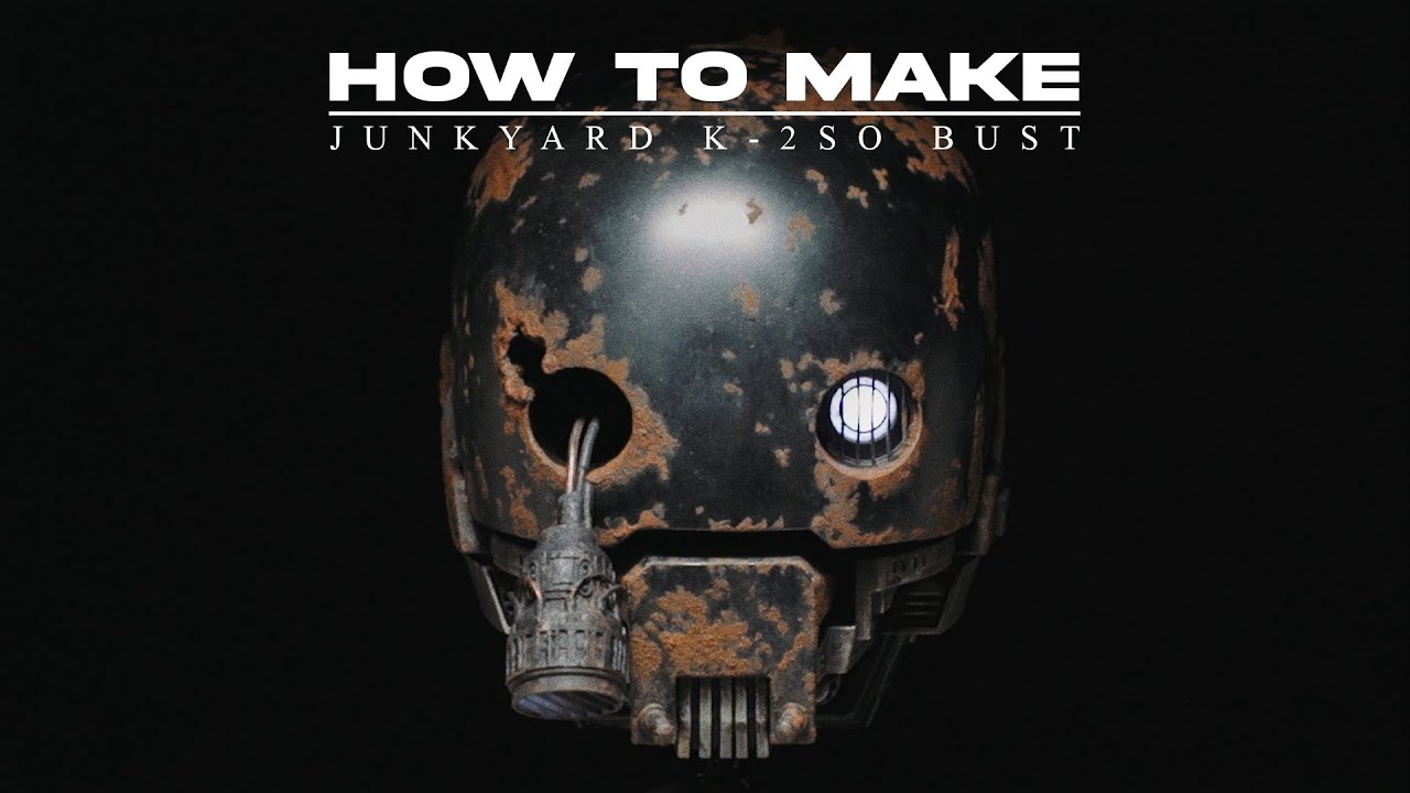I Found K-2SO In A Junkyard! (experimenting with real rust for weathering Star Wars droid props)