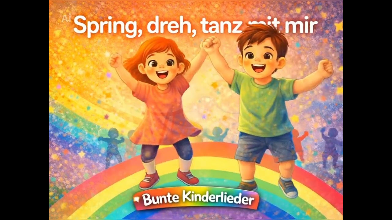 Spring, dreh, tanz mit mir | Mitmach- & Tanzlied für Kinder | Bunte Kinderlieder