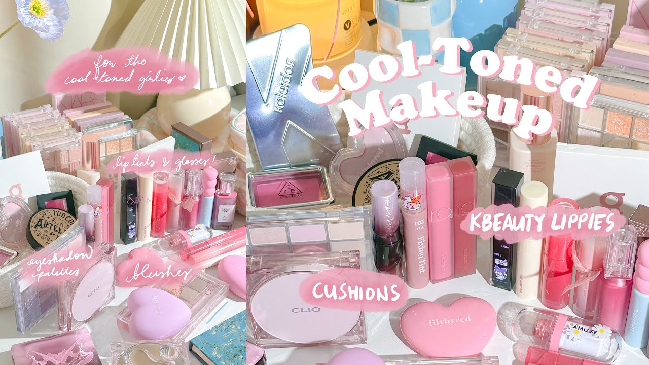 COOL TONED Makeup Recos for cool girlies 💗🥛 Lots of Pinks, Wonyoung Makeup Core | dicadaily