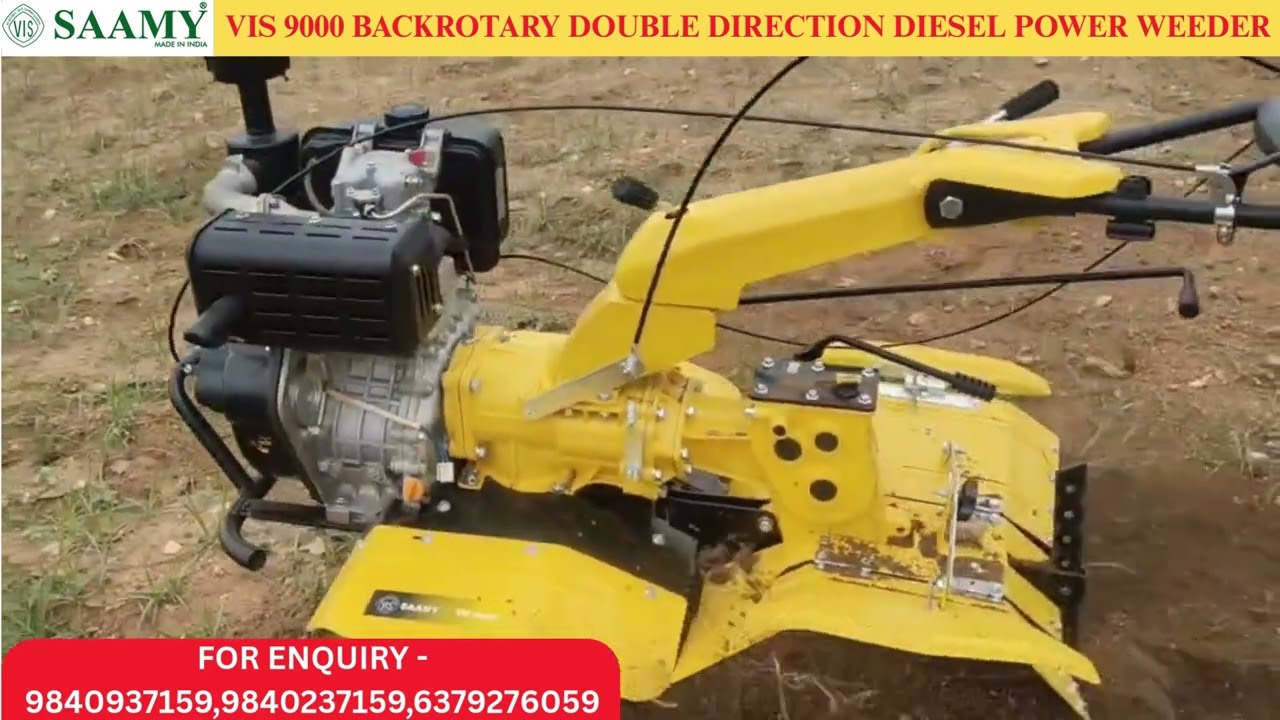 VIS 9000 BACKROTARY DOUBLE DIRECTION DIESEL POWER WEEDER