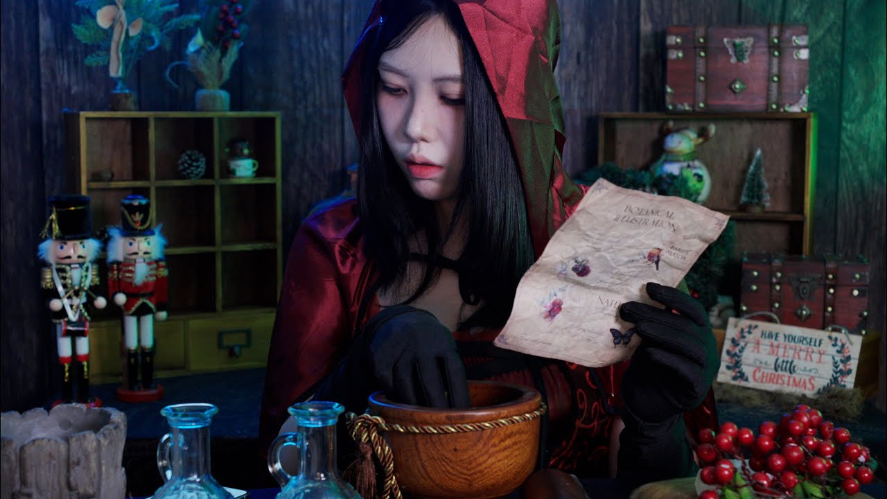 ASMR 🎄크리스마스 팅글 제작소 / 구독자 신청 소리로 포션 만들기 / 구독자 요청소리 100%