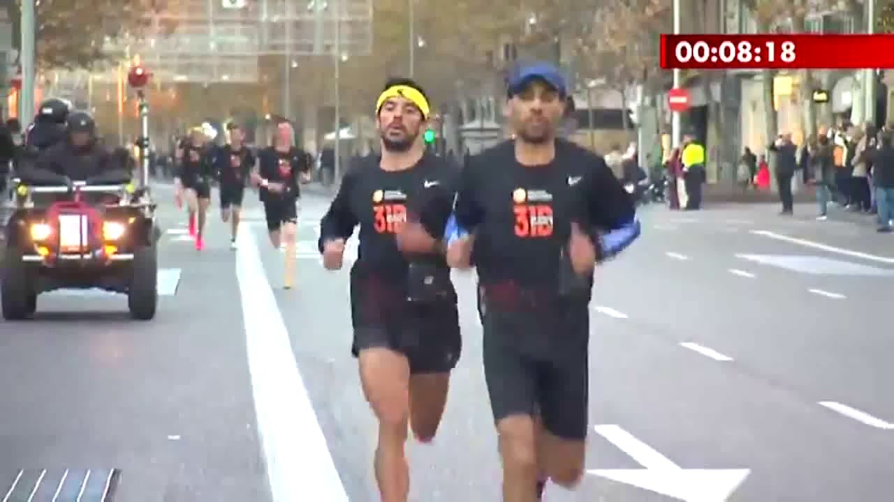 Alex Jiménez, compañero de Alcobendas, segundo clasificado San Silvestre Vallecana 2018