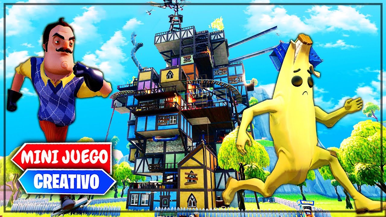 HELLO NEIGHBOR EN FORTNITE (MINIJUEGO CREATIVO)