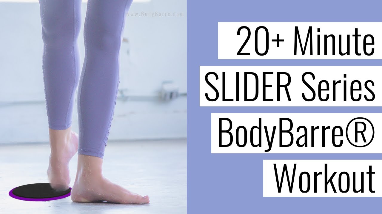20+ Minute SLIDER Barre Workout! LEGS, GLUTES, & CARDIO