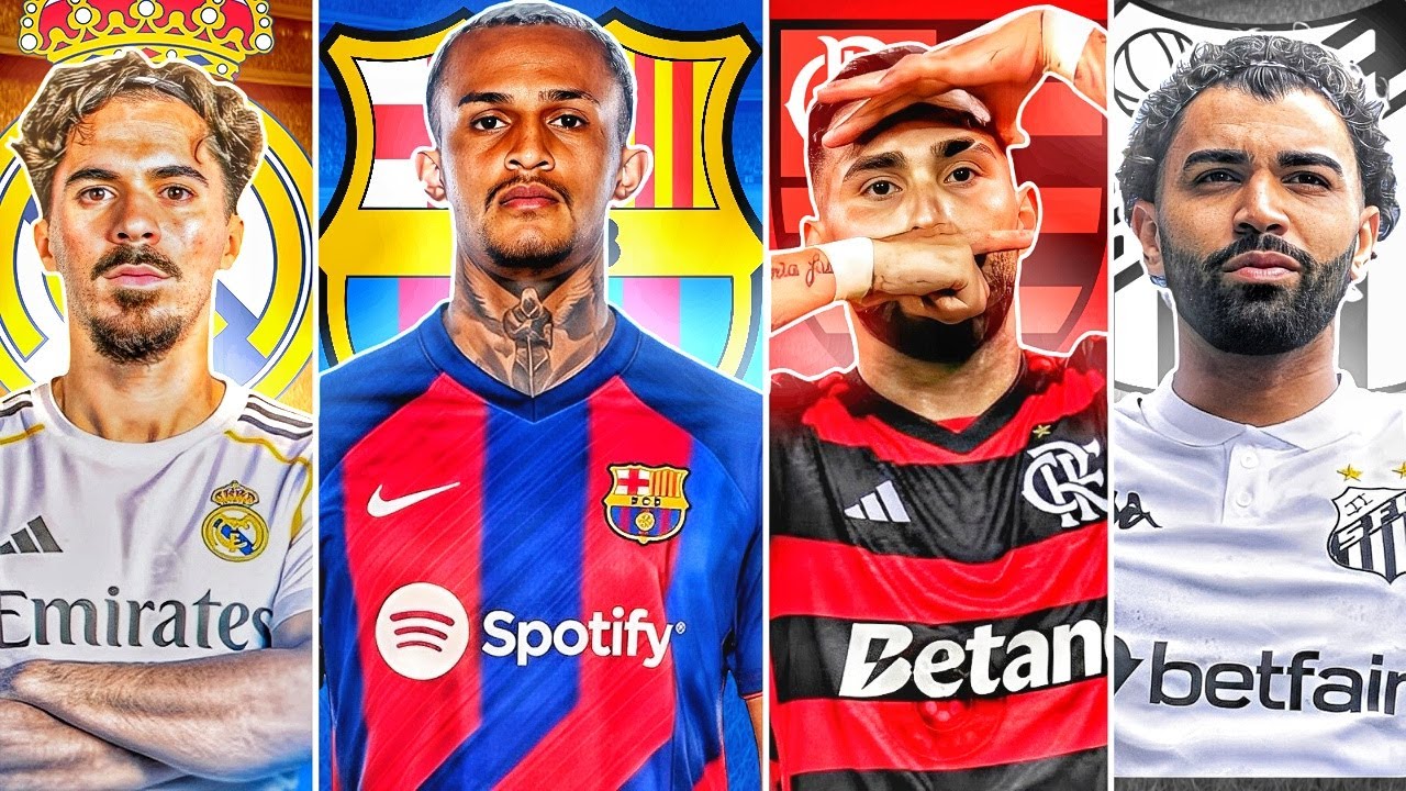 🚨 ENDRICK É DO LYON l REAL QUER VITINHA l BARCELONA PREPARA OFERTA WESLEY l FLAMENGO E CASTELLANOS
