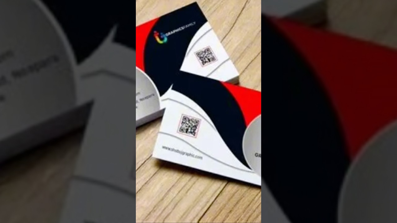 Modern business card design.