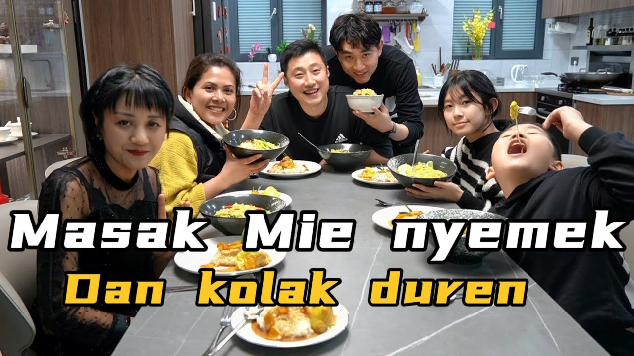 BELANJA BULANAN,PULANG SAYA MASAKIN MIE NYEMEK DAN KOLAK DUREN,BUAT TAMU ISTIMEWA KU