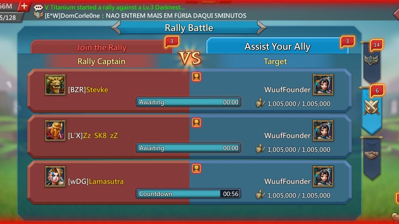 My rally trap got caught in fury! Lords Mobile