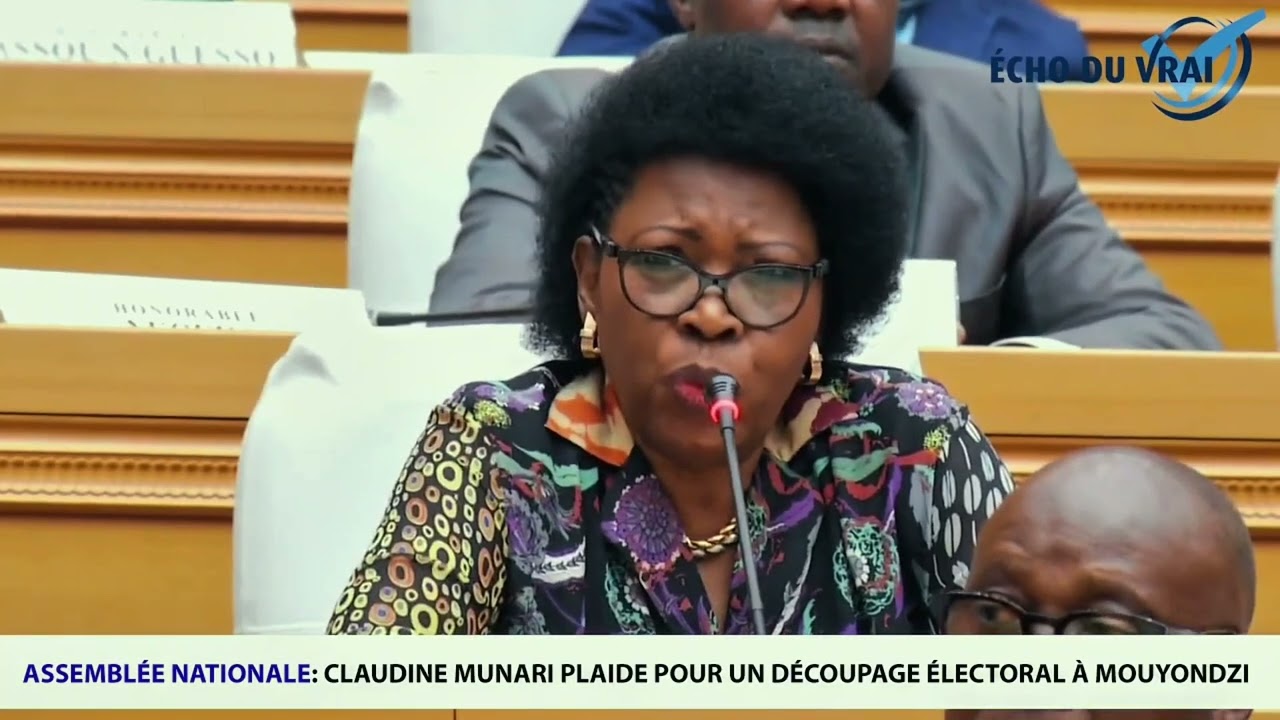 CLAUDINE MUNARI PLAIDE POUR UN DÉCOUPAGE ÉLECTORAL À MOUYONDZI 