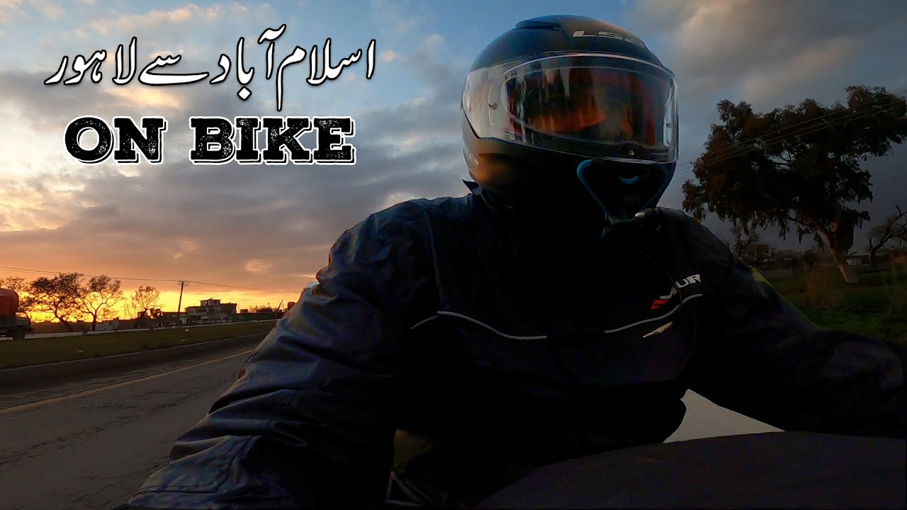 Islamabad to Lahore on Bike Yamaha YBR 125G | Gujrat K Famous Shahi Gol Gappay | Ammar Biker