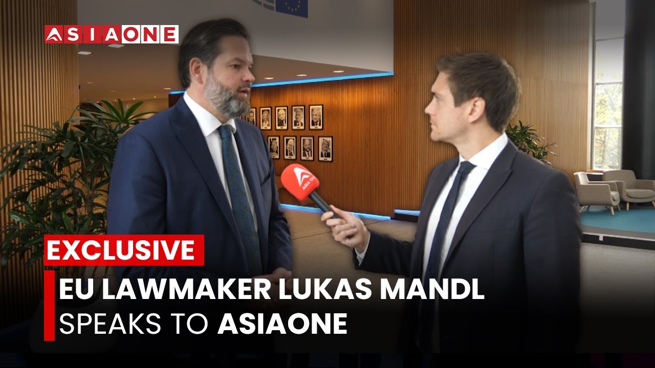 Exclusive : EU Lawmaker Lukas mandl Speaks to AsiaOne | William Denselow