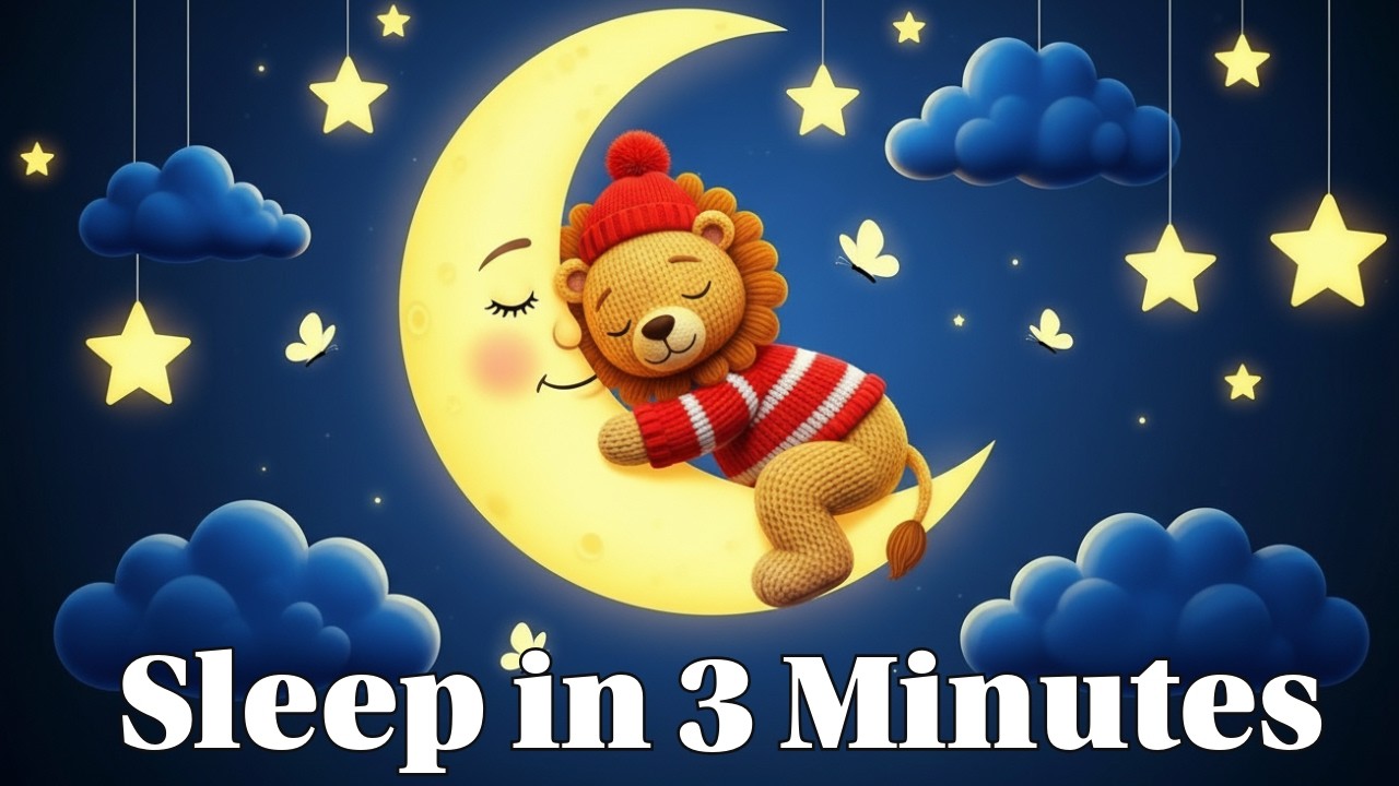 Overcome Insomnia 👶💤Mozart Brahms Lullaby 🎵 Sleep Instantly in 3 Minutes 🌙 Soothing Baby Music