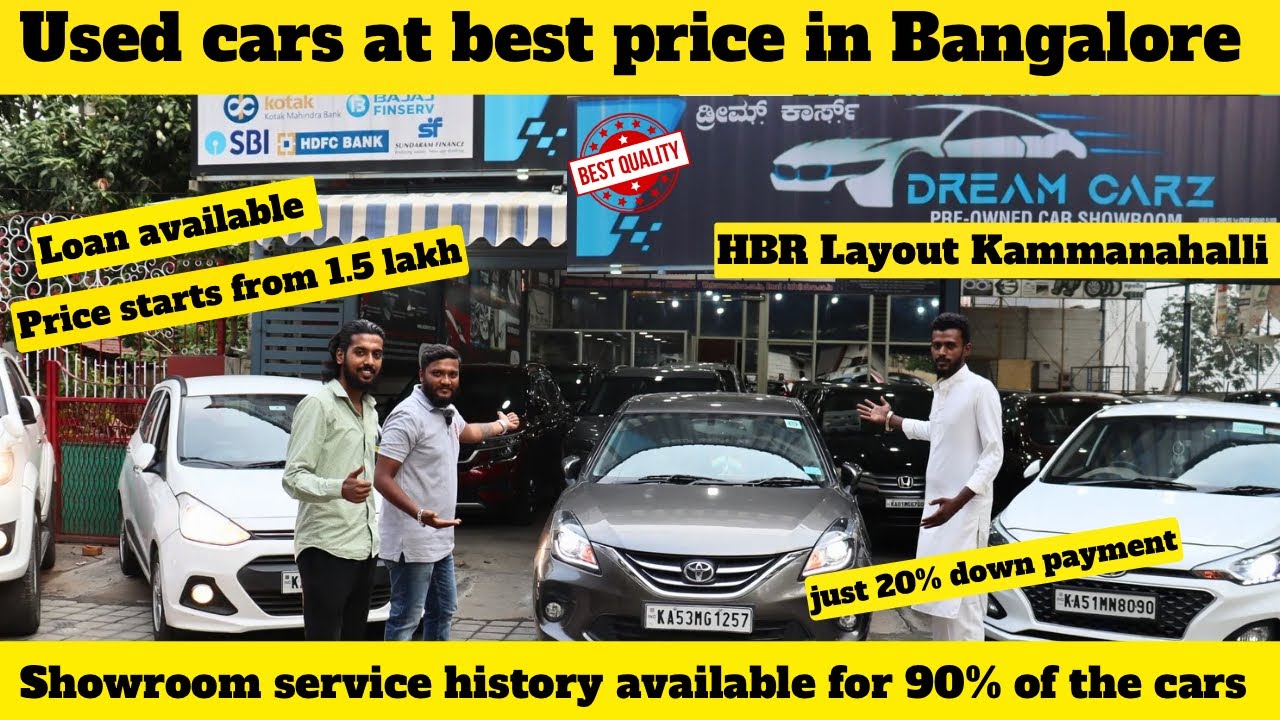 Used cars at best price in Bangalore|20% down payment|loan available|with showroom history cars sale