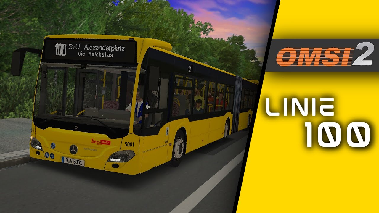 Im Mercedes-Benz C2 GN20 auf der Linie 100 | OMSI2 | JM Simulation