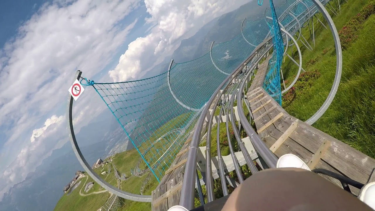 Slittovia Alpe Foppa... Monte Tamaro... senza freni... top speed...