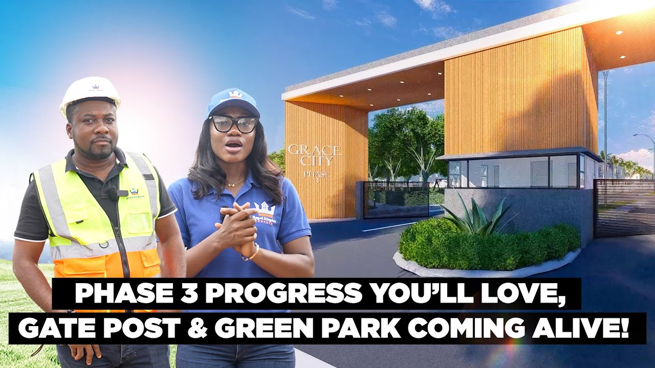 GRACE CITY PHASE 3 TRANSFORMATION: FROM PERIMETER FENCE WALL TO GREEN PARK TO SECURITY GATE POST!!