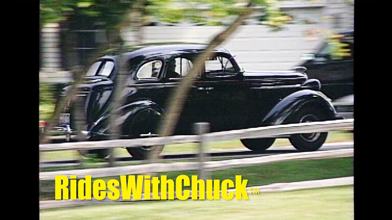 1937 Nash Ambassador   Yes, We go for a ride. Video shot on Sep. 10, 2002  Darth Vader's Staff Car?