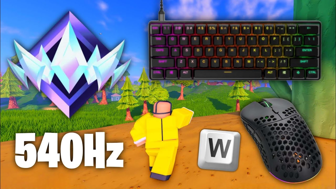 Tropical Royale Satisfying Keyboard ASMR 😴 Solo Unreal W-Key Ranked Gameplay 🏆 360 FPS 4K