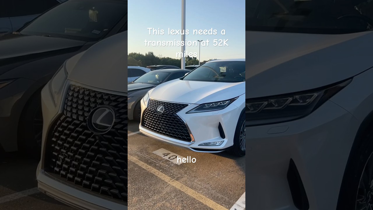 This lexus needs a transmission at 52k miles #automobile #tranmission