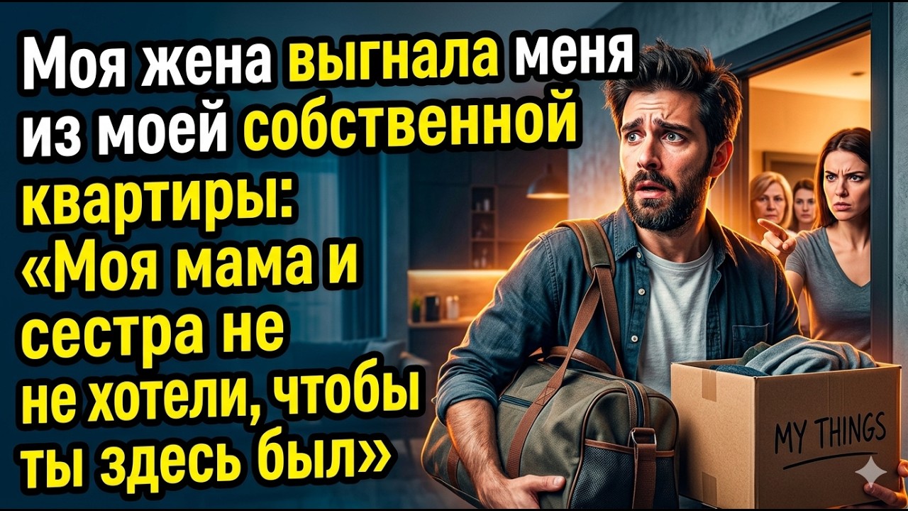 Моя жена выгнала меня из моей собственной квартиры: «Моя мама и сестра не хотели, чтобы ты здесь был