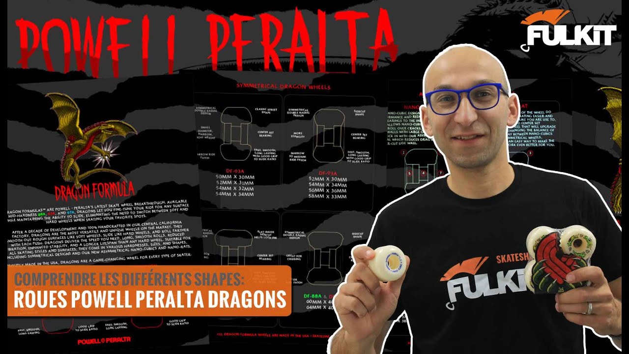Roues Powell Peralta Dragon: Comprendre les différents shapes