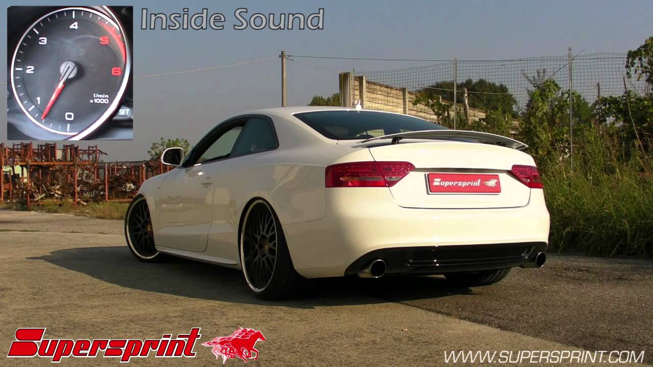 Audi A5 3 0 TDI full Supersprint exhaust
