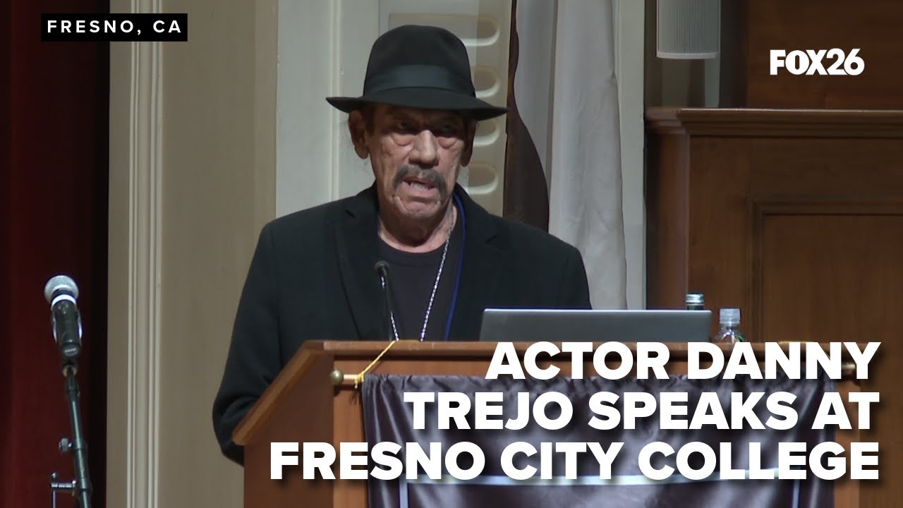 Actor Danny Trejo speaks on career and recovery at Fresno City College Forum