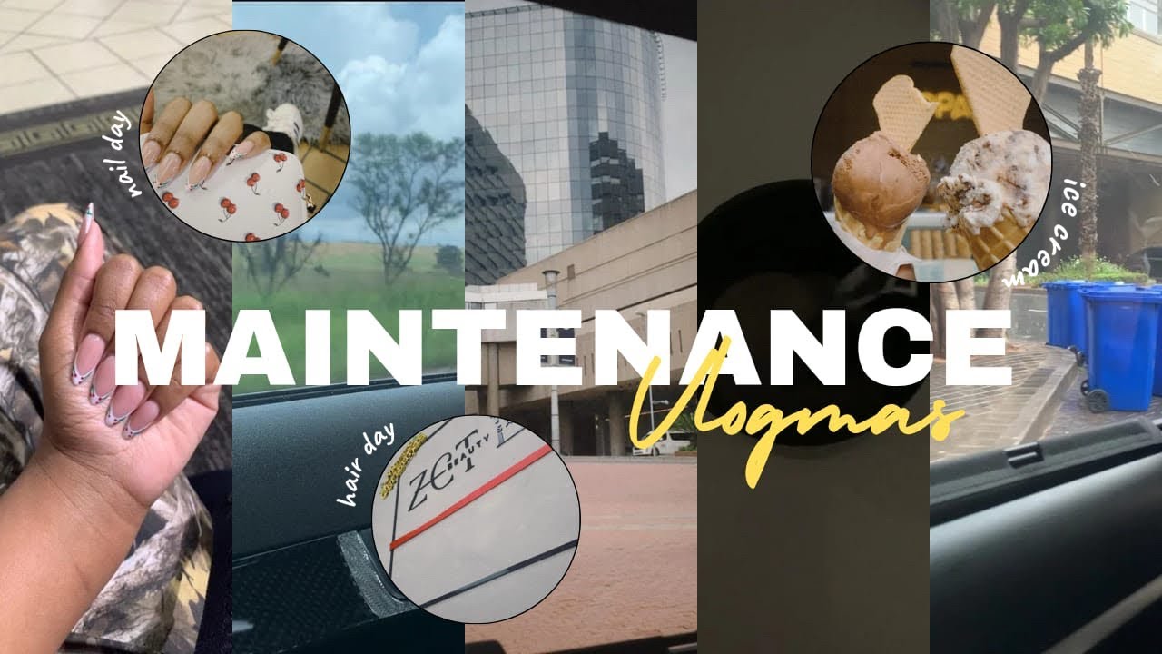 MAINTENANCE VLOG ‘25 | Hair, Nails, Brows, Ice Cream Date | South African YouTuber