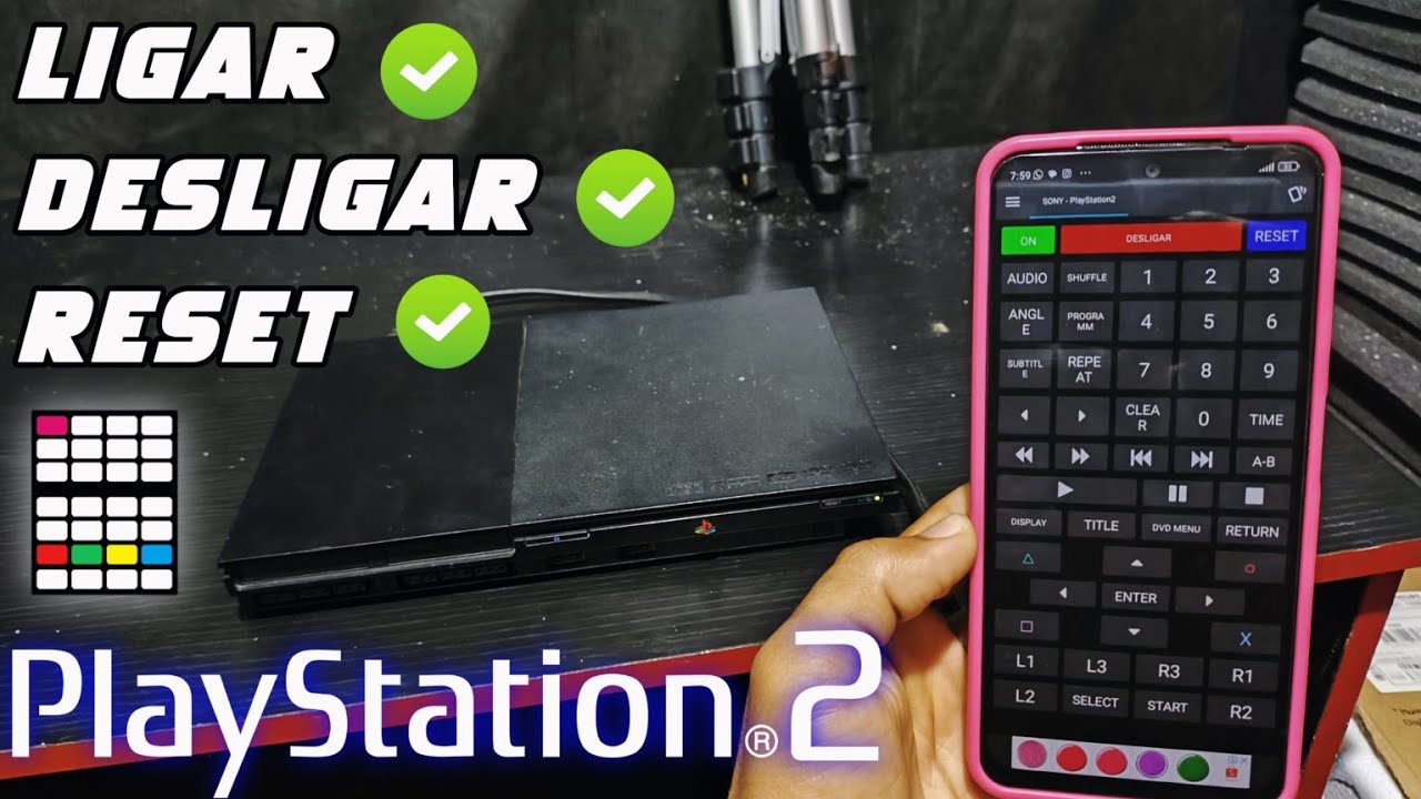 ATUALIZADO!!! COMO LIGAR, DESLIGAR, RESETAR PLAYSTATION 2 PELO CELULAR | OPL | SONY