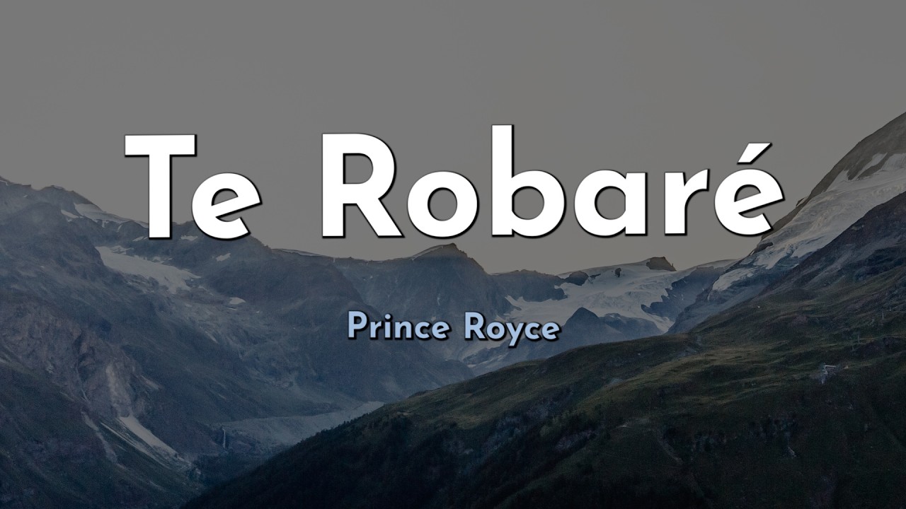 Te Robar&eacute; - Prince Royce (Spanish & English Lyrics)