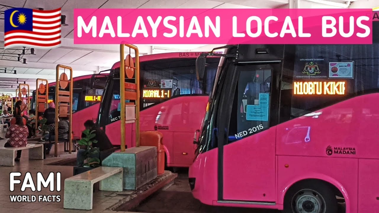 Malaysian Local Bus in Rural Negeri Sembilan - BAS.MY