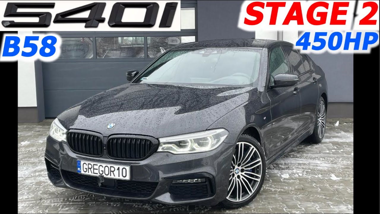 BMW G30 540i 340HP STAGE 2 450HP xDrive 3.0T B58 GREGOR10 ChipTuning